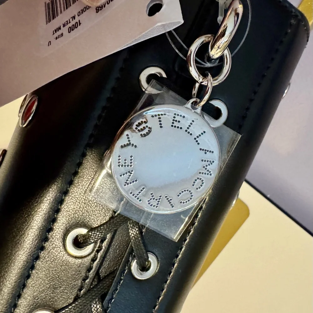 Stella McCartney Studded Black Handbag- NEW - Picture 3 of 10